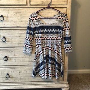 semi-casual skater dress